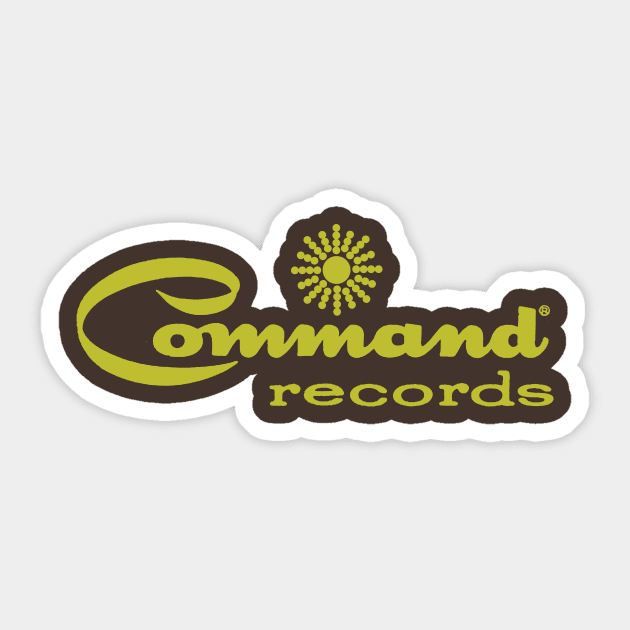 Command Records Sticker by MindsparkCreative